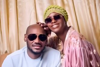 2Baba and wife, Natasha dedicate first child in church