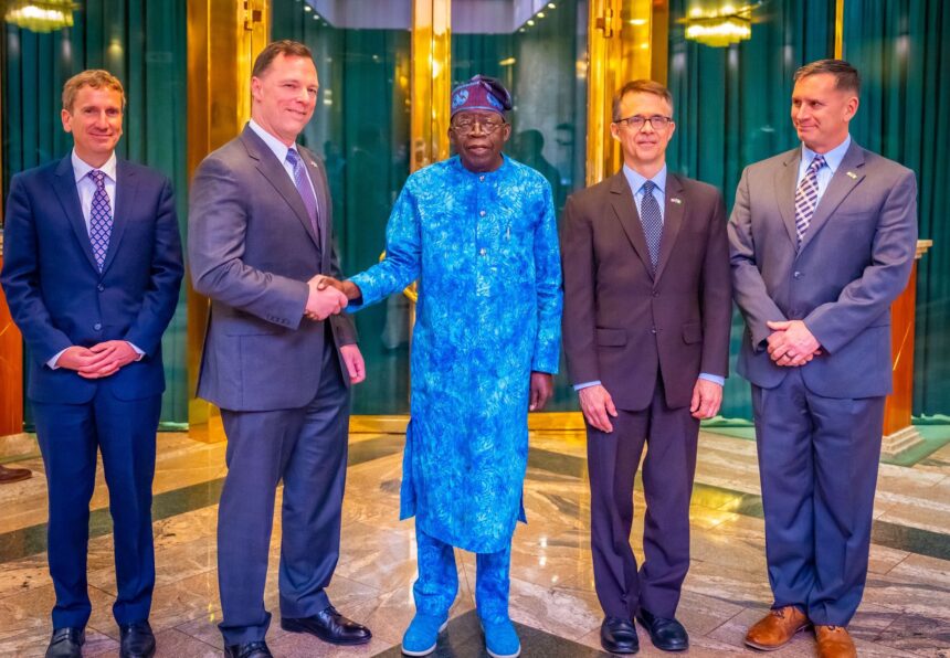 AFRICOM Commander visits Tinubu in Abuja