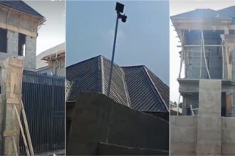 Man fumes as last born installs CCTV camera in house he’s building for her