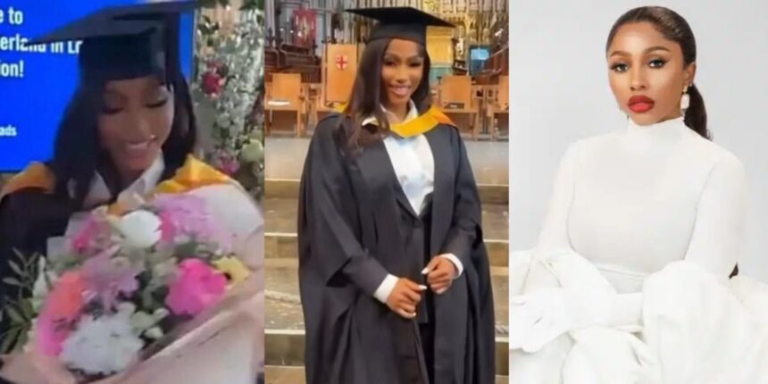 Mercy Eke bags master’s degree as graduates from UK university