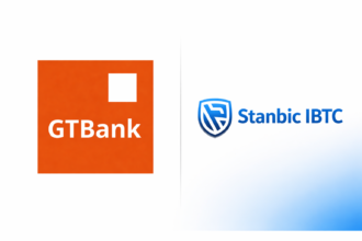 Brand logos of GTBank and Stanbic IBTC
