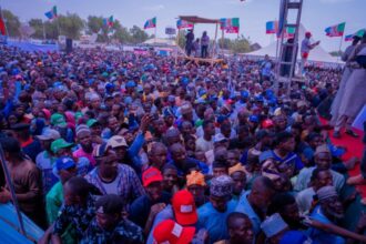 APC Mega Rally In Kebbi Draws Mammoth Crowd for Tinubu, Idris