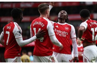 EPL table: Arsenal return to top with win over Newcastle