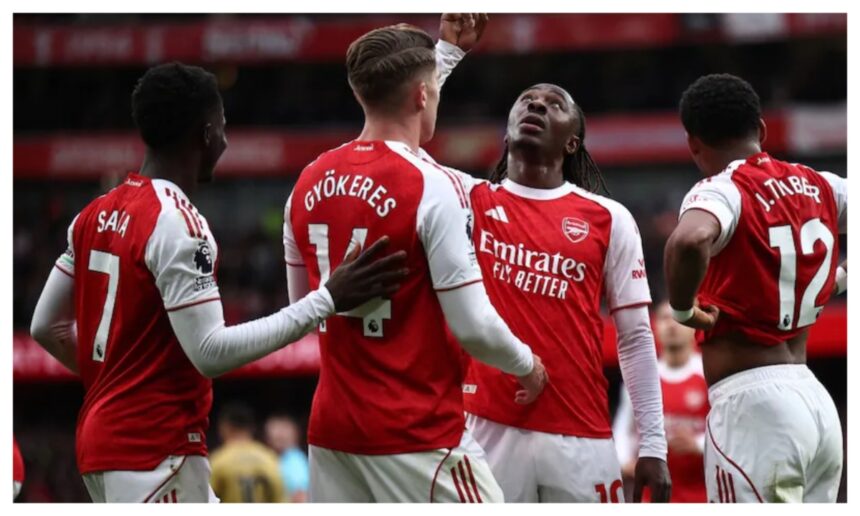 EPL table: Arsenal return to top with win over Newcastle