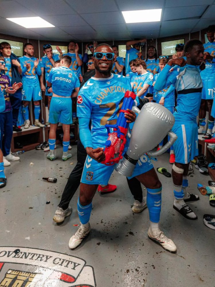 Onyeka relishes Coventry City’s championship triumph