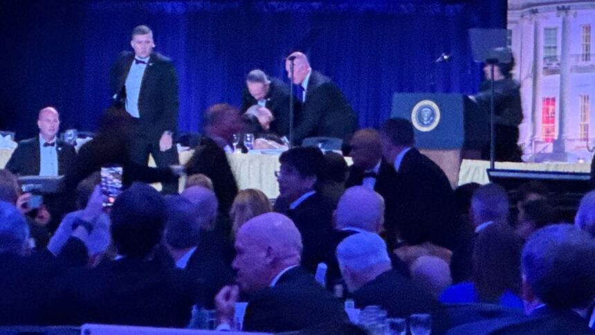 Trump, top US officials evacuated as armed man attacks White House dinner