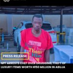 Abuja chef arrested for drugging employers, stealing N150m luxury items
