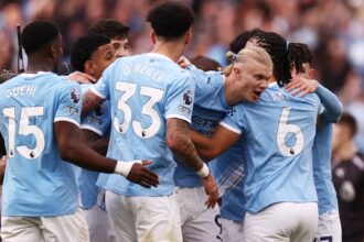 EPL: Man City drop points in title race after 3-3 draw with Everton