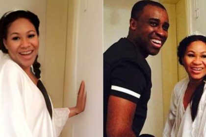 ‘I refuse to be tagged unfaithful’ – Frank Edoho’s wife alleges physical abuse (Video) 