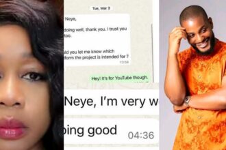 “Not to long and….”- Lady recounts first encounter with Alexx Ekubo, releases their chat