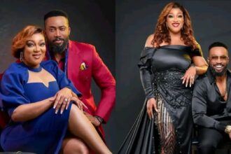 Peggy Ovire reacts after Frederick Leonard claims he’s ‘happier than ever before’