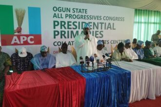 Tinubu wins APC presidential primary in Ogun with 322,485 votes