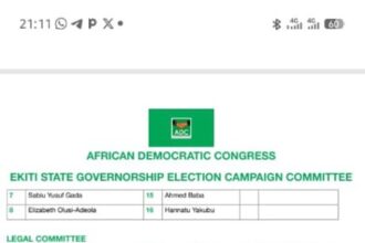 ADC constitutes Ekiti governorship campaign committee [PHOTO]
