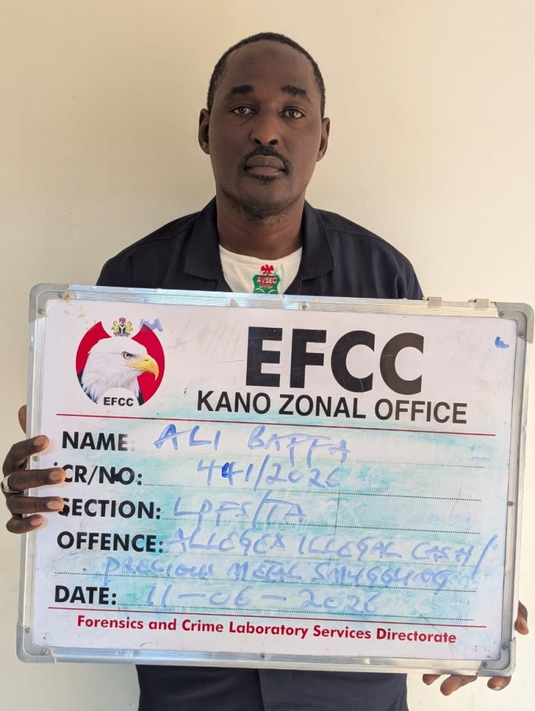 EFCC arrests airport security officer, two others over alleged gold smuggling in Kano