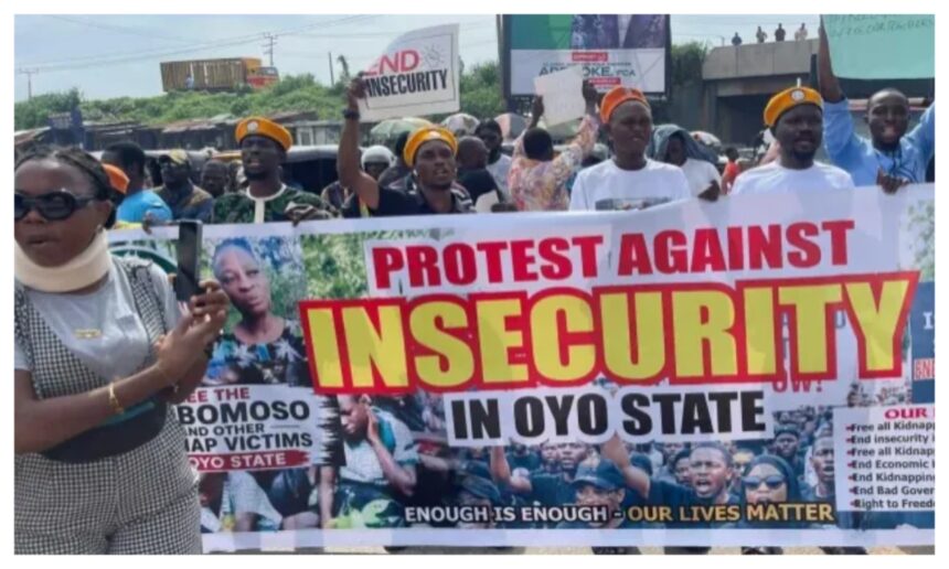 Gridlock hits Ibadan as protesters demand release of abducted Oyo pupils