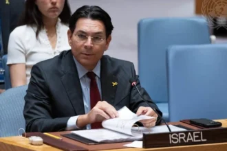 Israeli envoy displays Hezbollah drone at UN, warns of growing threat