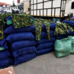 Lagos: Police intercept diesel truck loaded with military camouflage, cartons of drugs