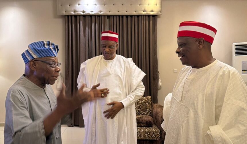 Obasanjo meets Kwankwaso in Kano ahead of 2027 elections 