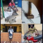 Ogun police arrest 3 suspects, recover motorcycle, generator parts
