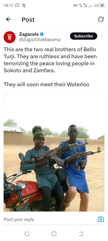 They’re ruthless – Security expert reveals two brothers of bandit kingpin Bello Turji [Photo]