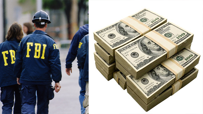 FBI agentsand stash of dollars