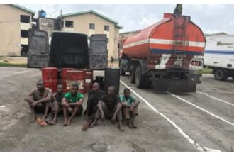 Army dismantles illegal bunkering site, arrests six suspects in Lagos