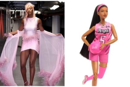 Bayou Barbie Babe Angel Reese Channels Her Mattel Doll At WNBA All-Star, Sweetly Surprises Kaavia James With Coveted Collectible