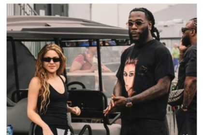 Burna Boy, Shakira reunite ahead of historic World Cup final halftime show