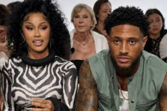 Cardi B sparks relationship rumours with Nigerian goalkeeper, Maduka Okoye after cozy videos in Paris