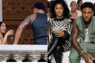 Cardi B sparks relationship rumours with Nigerian goalkeeper, Maduka Okoye in Paris [VIDEOS]