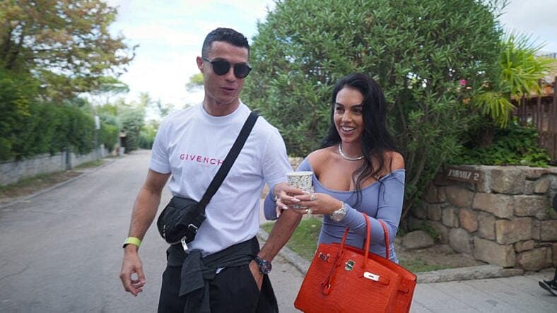 Cristiano Ronaldo And Georgina Flaunt Matching Bling During Vacation, Stirring Wedding Chatter