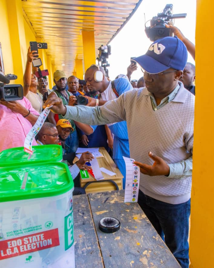 Edo LG Poll: Okpebholo hails exercise despite low turnout, late arrival of officials