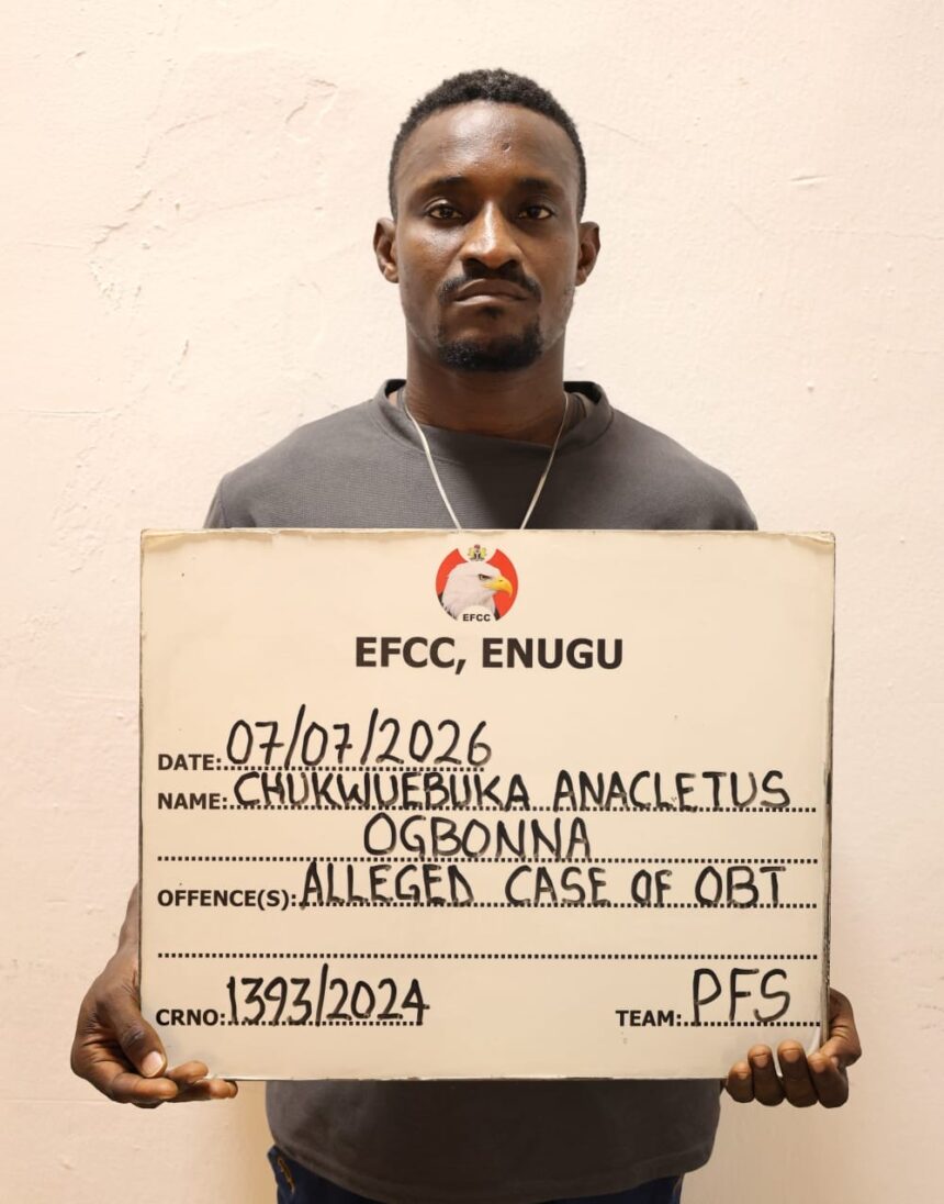 EFCC arraigns fake car dealer over alleged  N15.4m fraud in Enugu