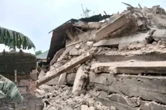 One feared trapped as two-storey building collapses in Kano