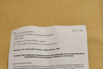 Peter Obi faces fresh petition over alleged breach of aviation security [PHOTO]