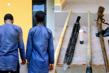 Police arrest two suspected armed robbers, recover exhibits in Oyo 