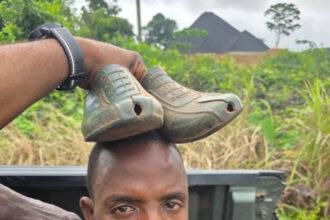 ‘We work for Abuja Alhaji’ – Notorious bandit captured in Delta forest confesses [VIDEO]
