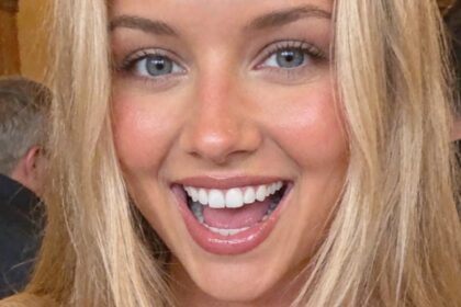 Amber Bexley In Tight Braless Top Shows Off Her ‘Headlights’