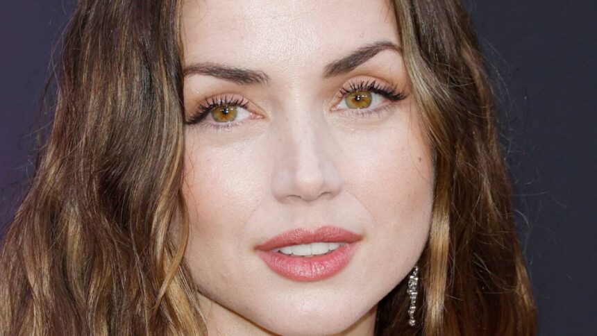 Ana de Armas Asked ‘What She’s Doing’ As Plunging Dress Falls Down