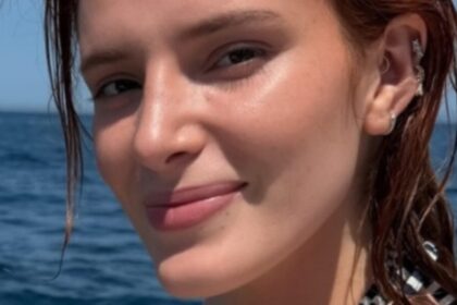 Bella Thorne Lets It All Hang Out In Glitter Bikini On Tropical Beach