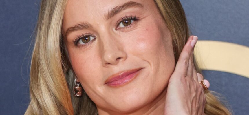 Brie Larson In Plunging Braless Dress Asked If ‘They’re Real’