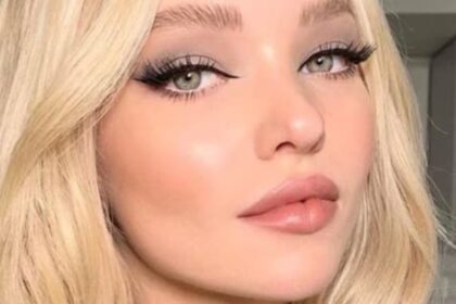 Dove Cameron Exposes Chest In Completely See-Through Dress While Braless