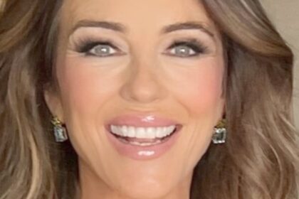 Elizabeth Hurley ‘Looks 18’ In Plunging Red Bikini On Tropical Beach