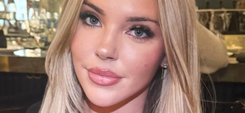 Marie Dee Exposing Chest In Unbuttoned Braless Minidress Says: ‘Oops’