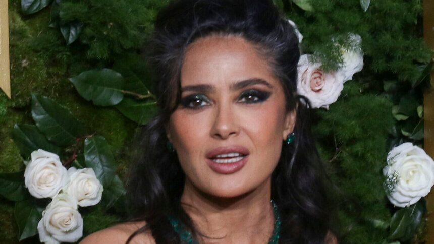Salma Hayek In Tight Black Bikini Looks ‘So Stacked It’s Unreal’