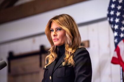 Striking Moment Melania Trump Leaves Seat Next To Donald As He Beckons Aide Natalie Harp At 250 Grand Prix Goes Viral
