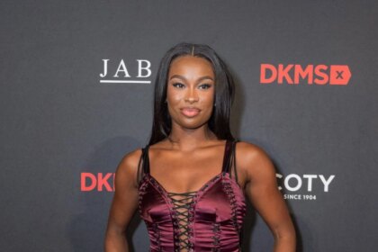 Coco Jones Is ‘Absolutely Gorgeous’ In Liquid Silver NYFW Dress