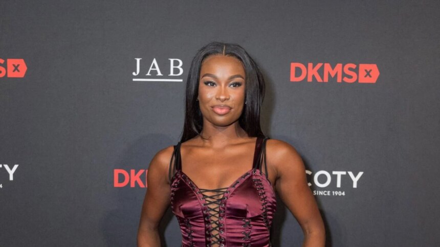 Coco Jones Is ‘Absolutely Gorgeous’ In Liquid Silver NYFW Dress
