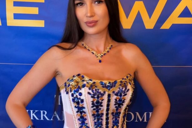Ukraine's Mrs World International Iryna Bezsmertna Charms Grant Cardone