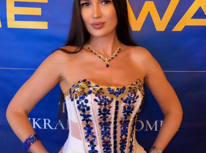 Ukraine's Mrs World International Iryna Bezsmertna Charms Grant Cardone
